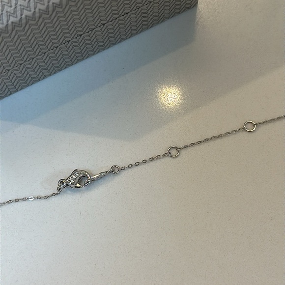 Nadri Cubic Zirconia Station Necklace - Picture 5 of 14